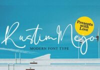 Rustim Mejo Font - Featured Image