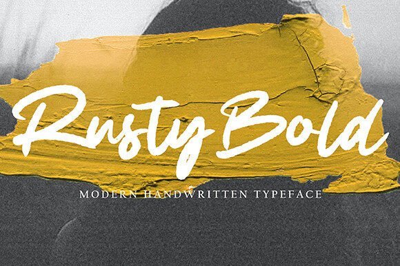 Rusty Bold Font - Featured Image