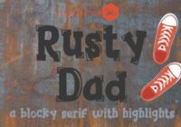 Rusty Dad Font - Featured Image