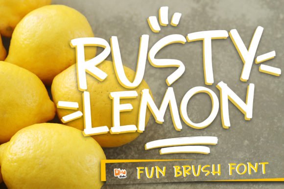 Rusty Lemon Font - Featured Image