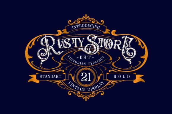 Rusty Store Font - Featured Image