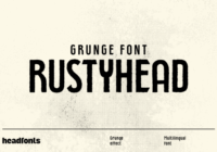 Rustyhead Font - Featured Image