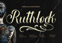 Ruthlock Font - Featured Image