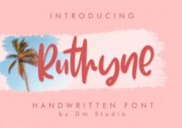 Ruthyne Font - Featured Image