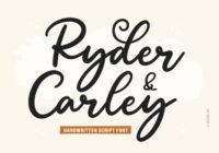 Ryder Carley Font - Featured Image