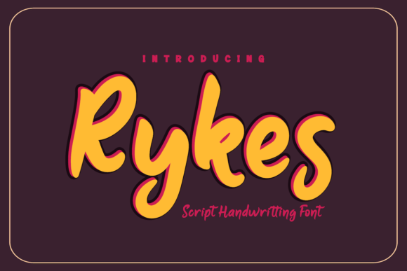 Rykes Font - Featured Image