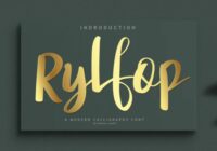 Rylfop Font - Featured Image