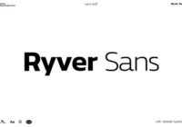 Ryver Sans Font - Featured Image