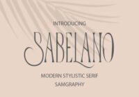Sabelano Font - Featured Image