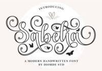 Sabelia Outline Font - Featured Image