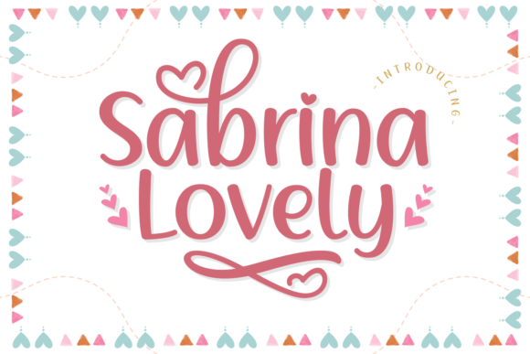Sabrina Lovely Font - Featured Image