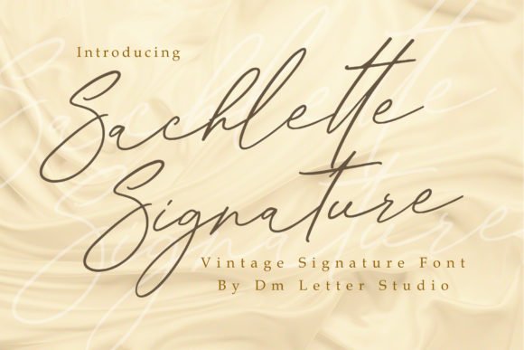 Sachlette Signature Font - Featured Image