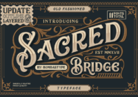 Sacred Bridge Family Font - Featured Image