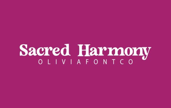 Sacred Harmony Font - Featured Image