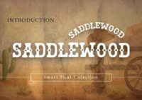 Saddlewood Font - Featured Image