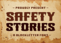 Safety Stories Font - Featured Image