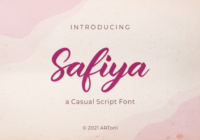 Safiya Font - Featured Image