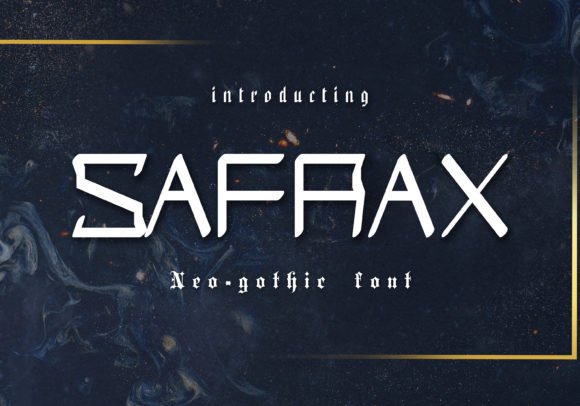 Safrax Font - Featured Image
