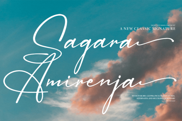 Sagara Amirenja Font - Featured Image