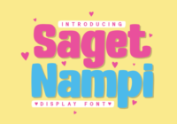 Saget Nampi Font - Featured Image