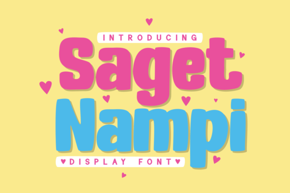 Saget Nampi Font - Featured Image