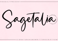 Sagetalia Font - Featured Image