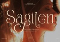 Sagiten Font - Featured Image