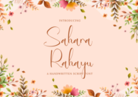 Sahara Rahayu Font - Featured Image