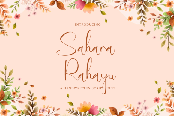 Sahara Rahayu Font - Featured Image
