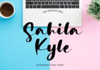 Sahila Kyle Font - Featured Image