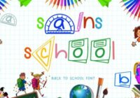 Sains School Font - Featured Image