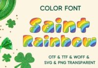 Saint Rainbow Font - Featured Image