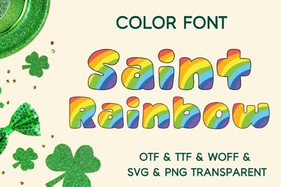 Saint Rainbow Font - Featured Image