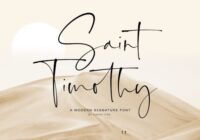 Saint Timothy Font - Featured Image