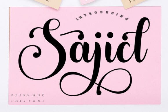Sajicl Font - Featured Image