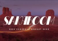 Sakaboom Font - Featured Image