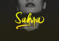 Sakira Script Font - Featured Image