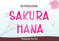 Sakura Hana Font - Featured Image
