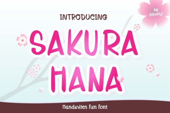 Sakura Hana Font - Featured Image
