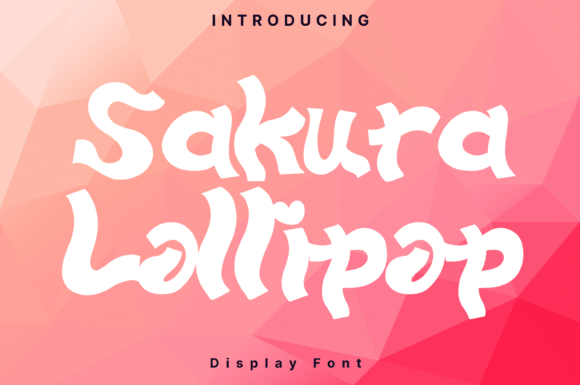 Sakura Lollipop Font - Featured Image