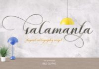 Salamanta Script Font - Featured Image