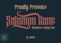 Salamon Kane Font - Featured Image