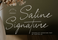 Saline Signature Font - Featured Image