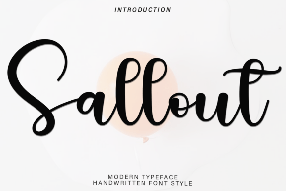 Sallout Font - Featured Image