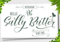 Sally Butter Font - Featured Image