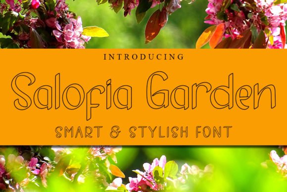 Salofia Garden Font - Featured Image
