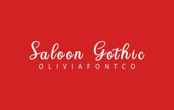 Saloon Gothic Font - Featured Image
