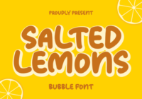 Salted Lemons Font - Featured Image