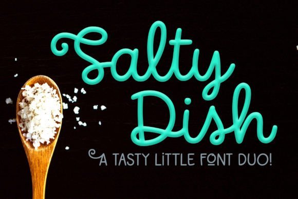 Salty Dish Font - Featured Image