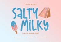 Salty Milky Font - Featured Image